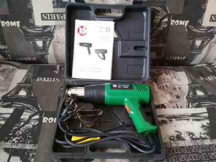 Новый (в кейсе) строительный фен Калибр тп-1950