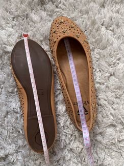 Балетки 38р бежевые Velvet