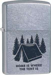 Зажигалка Zippo - Дом там где палаточка
