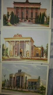 Открытки 1954г. ВДНХ