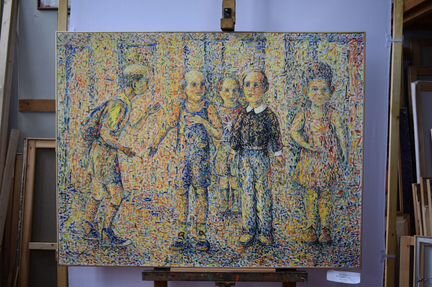 Картина « Взрослые дети», 130х100, хм, 2015г