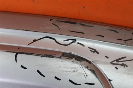 Накладка бампера задняя Audi Q7 4M 2015-Н.в