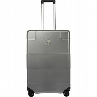 Чемодан victorinox Lexicon, серый, 100 поликарбонат, 45x28x68 см, 73 л