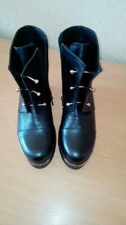 Ботинки из натуральной кожи