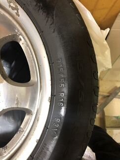 Диски Mercedes 5x112 r16 оригинал, pirelli 215/55