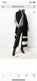 Шарф фактурный Saint Laurent