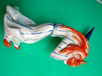 Фарфор СССР. Статуэтки Триптих Золотой петушок