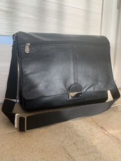 Мужская кожаная сумка Perry Ellis Portfolio