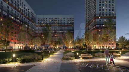 Квартира-студия, 25.4 м², 18/33 эт.