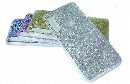Чехол-накладка для Samsung A405F A40 drop star TPU серебро