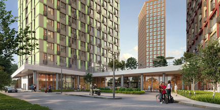 1-к апартаменты, 48.5 м², 9/21 эт.