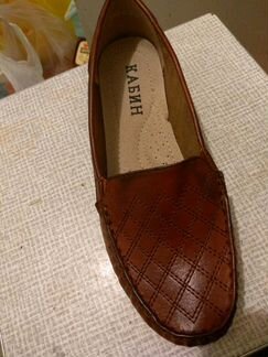 Туфли новые кожа р 38 и мокасины р 39