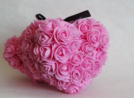 Мишка из роз 22 см