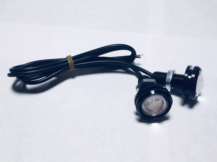 Дхо светодиод врезной орлиный глаз 23мм красный 12