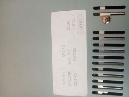 Усилитель Dynacord mv 512/ видеорегистратор Unimo