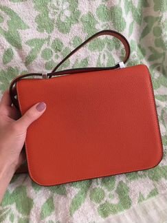 Сумка оранжевая hermes