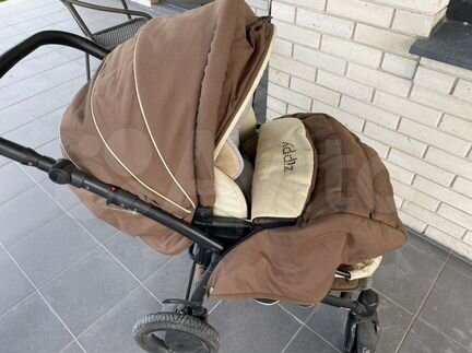 Коляска Zippy sport с рюкзаком для мамы и муфтой